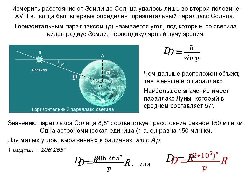 Сколько километров составляет среднее расстояние между Солнцем и Землей?