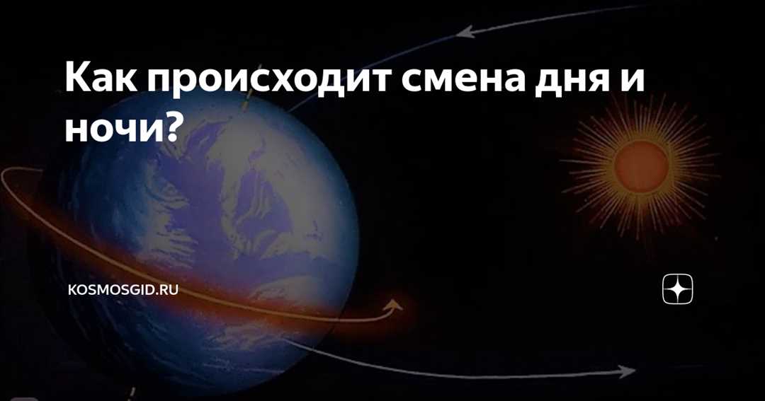  Влияние движения Земли на смену дня и ночи 